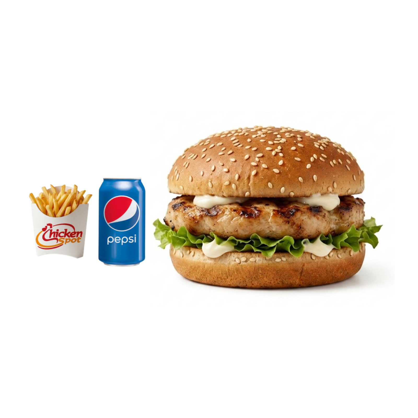 Chicken Steak Burger